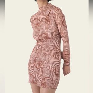 Find Me Now Ammonite Long Sleeve Mini Dress